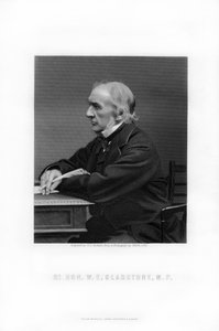 William Ewart Gladstone, det britiske liberale partis statsmand og premierminister, 1893.