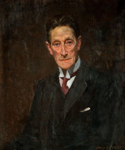 Portræt af Sir Johnston Forbes-Robertson, 1900-1925. af George James Coates