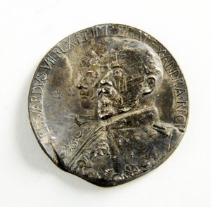Medalje til minde om kroningen af Edward VII og dronning Alexandra af George James Frampton
