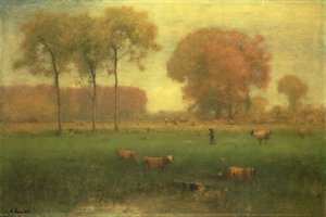 Indian Summer, 1891 af George Jnr. Inness