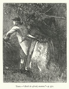 Illustration til She Stoops To Conquer (gravering) af George John Pinwell