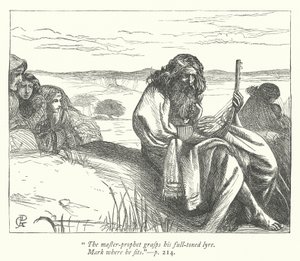 Illustration til Fangenskabet (gravering) af George John Pinwell