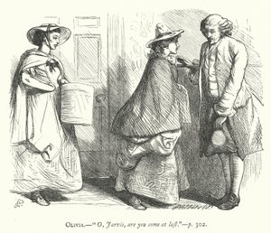 Illustration til Den godmodige mand (gravering) af George John Pinwell