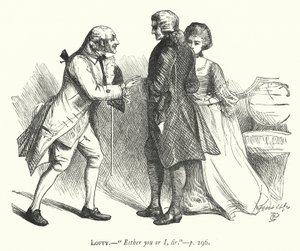 Illustration til Den godmodige mand (gravering) af George John Pinwell