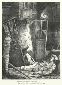 Illustration til The Logicians Refuted (gravering) af George John Pinwell