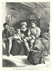Illustration til den rejsende af George John Pinwell