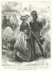 Illustration til The Vicar of Wakefield (gravering) af George John Pinwell