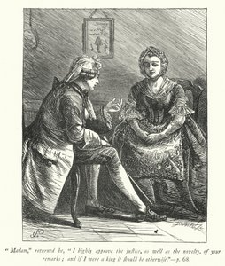 Illustration til The Vicar of Wakefield (gravering)