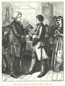 Illustration til The Vicar of Wakefield (gravering) af George John Pinwell