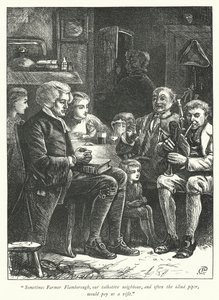 Illustration til The Vicar of Wakefield (gravering) af George John Pinwell