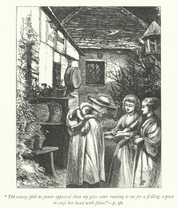 Illustration til The Vicar of Wakefield (gravering)