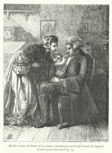 Illustration til The Vicar of Wakefield (gravering)
