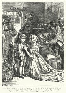 Illustration til The Vicar of Wakefield (gravering) af George John Pinwell