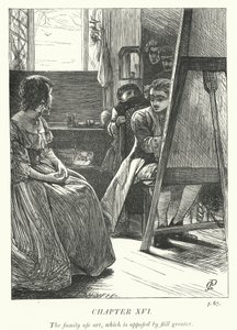 Illustration til The Vicar of Wakefield (gravering)