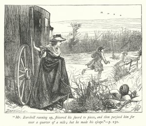 Illustration til The Vicar of Wakefield (gravering) af George John Pinwell