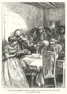 Illustration til The Vicar of Wakefield (gravering)