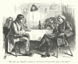 Illustration til The Vicar of Wakefield (gravering) af George John Pinwell