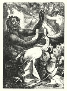 Pan Vinctus - Pan Victor (gravering) af George John Pinwell