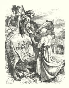 Pilgrimens afgang (gravering) af George John Pinwell