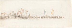 Religiøs procession i Landeck af George Jones
