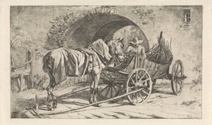 Kulvogn ved en port Kulbil (serietitel) af George Jooss