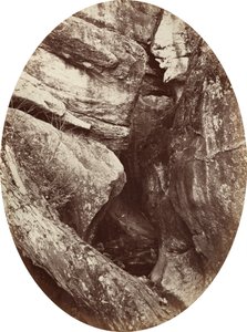 Vandfald nær Williams College, ca. 1870.