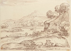 Uden titel: Pastoral scene af George Knapton