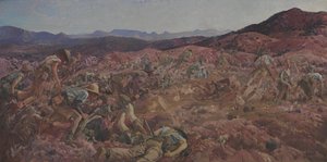 Anklagen for den 3. lette hestebrigade ved Nek, 7. august 1915