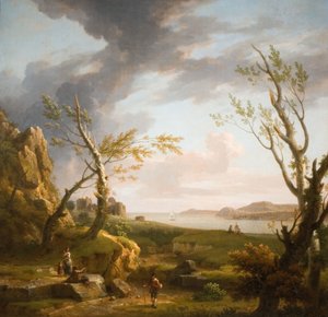 Munden af en flodmunding, 1760.