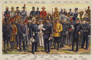 Verdens politi (chromolitho)