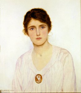 The Cameo Brooch (akvarel på papir)