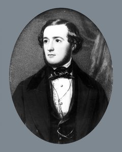 Portræt af en gentleman, ca. 1845-1850. af George Lethbridge Saunders