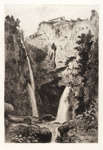 Tivolis vandfald af George Loring Brown