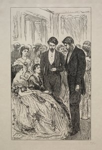 Much Ado about Nothing, 1866. af George Louis Palmella Busson Du Maurier