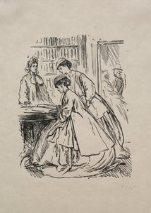 Much Ado about Nothing, 1866. af George Louis Palmella Busson Du Maurier