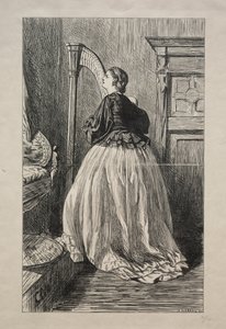 O syng igen den enkle sang, 1862. af George Louis Palmella Busson Du Maurier