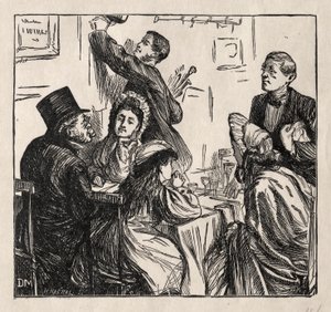 Forfriskning - På den store udstilling af George Louis Palmella Busson Du Maurier