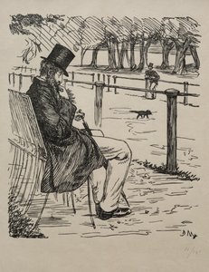 Den sidste af baronerne, 1855. af George Louis Palmella Busson Du Maurier