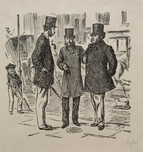 Det lille øjeblik før indledningen af George Louis Palmella Busson Du Maurier