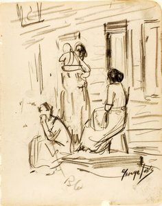 Uden titel (Gruppe af figurer) af George Luks