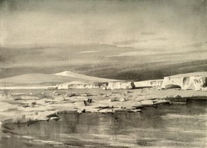 Bay of Whales, eller Balloon Bight, c1908, 1909. af George Marston