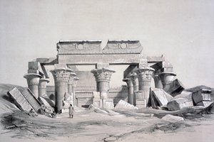 Koom-Ombos, Egypten, 1843