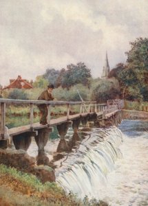 The Old Weir (farvelitografi)