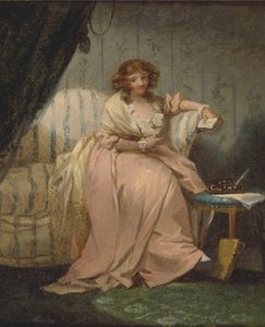 En kvinde ved navn Anne, kunstnerens kone af George Morland