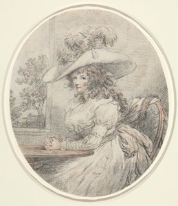 Anne Ward Morland, ca. 1786 (grafit)