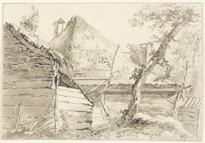 Gårdhave af George Morland