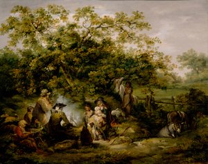 Sigøjnerlejr af George Morland