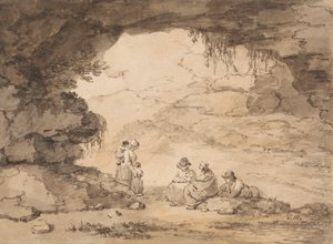 Bønder i en Grotte af George Morland