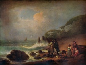 Skydning af havfugle, 1795 af George Morland