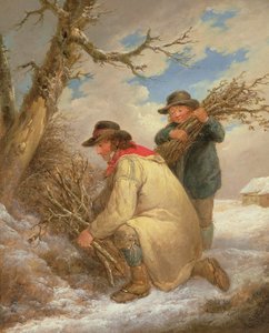 Kvistsamlere i sneen af George Morland
